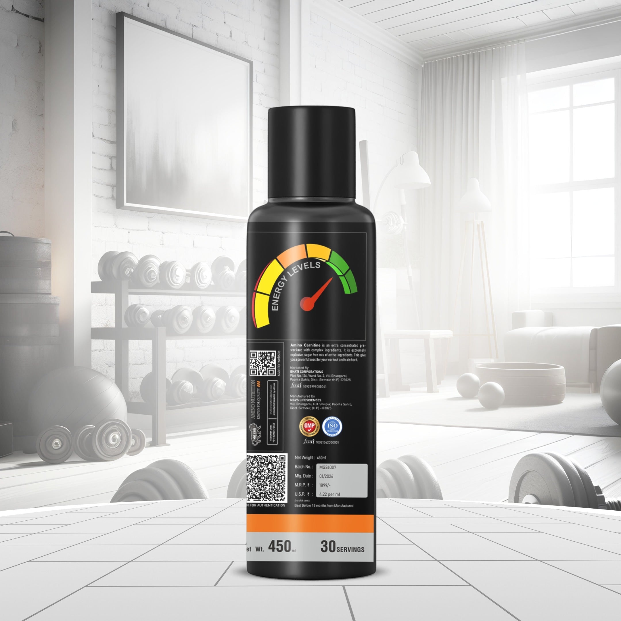 Amino Carnitine (Orange) 450ml