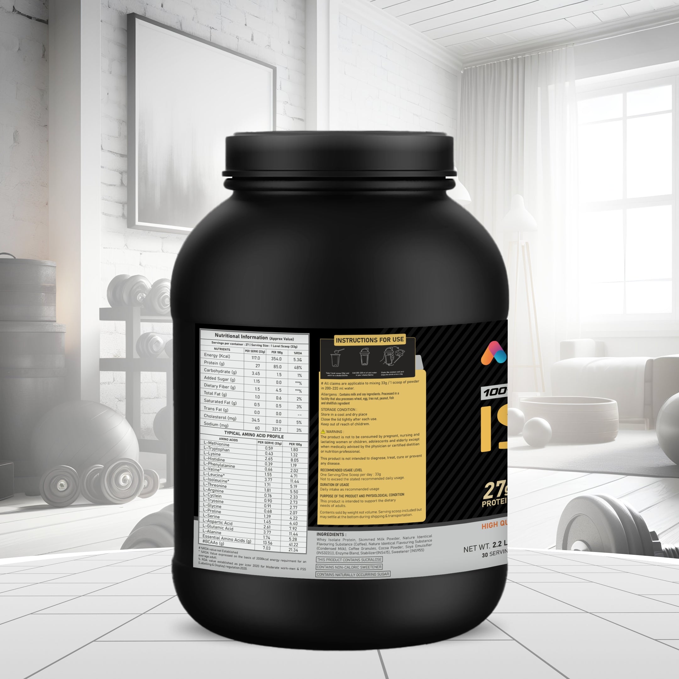 100% Whey Isolate (Kesar Kulfi)