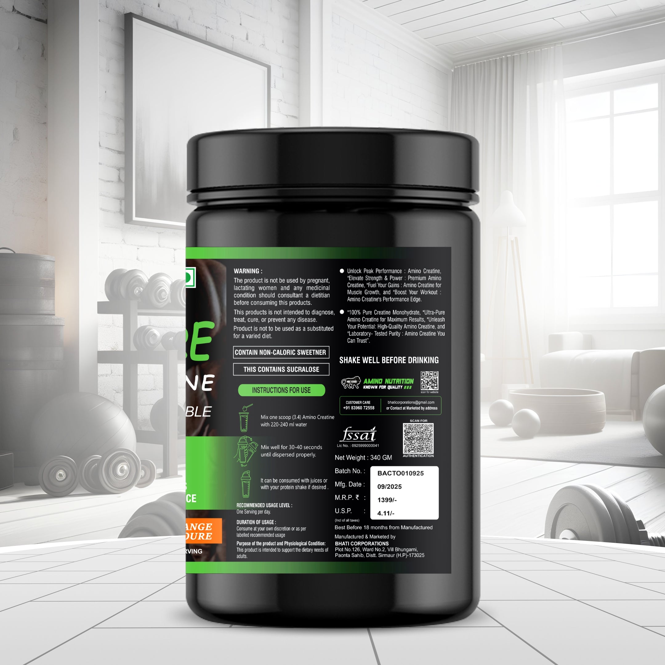 MuscleCore Creatine (Orange)