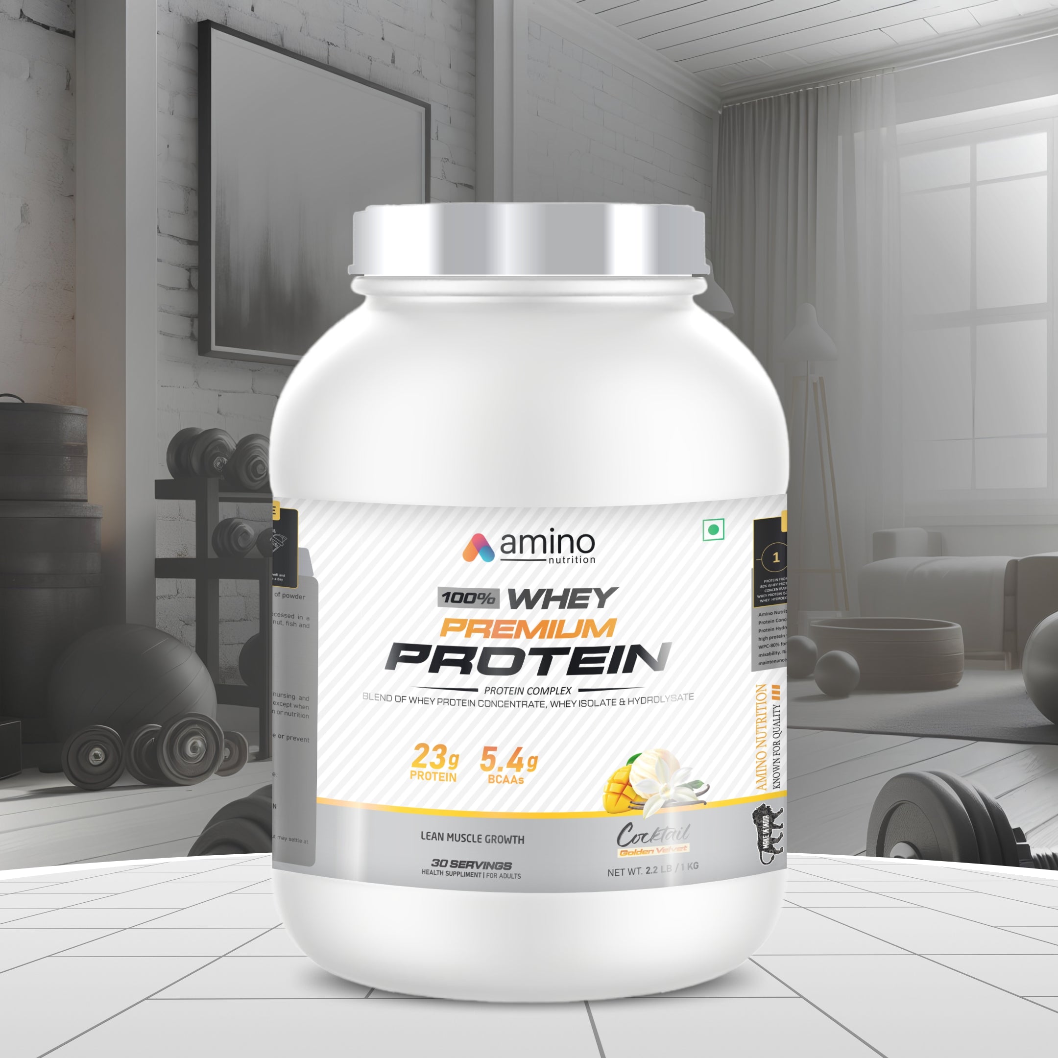 100% Whey Premium Protein (Cocktail Golden Velvet)